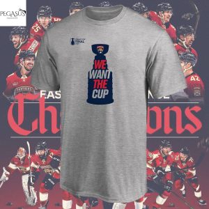 2025 Florida Panthers Conference Champions Stanley Cup We Want The Cup Unisex T-Shirt