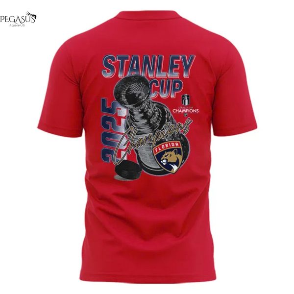 2025 Stanley Cup Champs Florida Panthers 3D T-Shirt