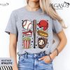Baseball Mama T-Shirt, Coquette Bow Baseball Shirt, Baseball Mom, Retro Baseball Shirt, Game Day Mama Outfit, Coquette Bow Sports Mom Tee