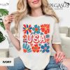 Coquette Neon Seashell Shirt, Comfort Colors Trendy Girly Bows Shirt, Coastal Aesthetic Tee, Coquette Ocean Lover Gift, Beach Lover Gift