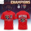 Florida Panthers 2025 Stanley Cup Back To Back Champions 3D T-Shirt