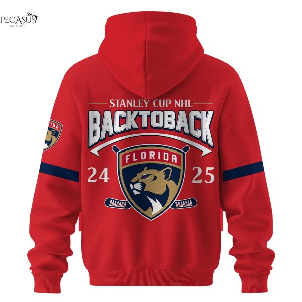 Florida Panthers 2025 National Hockey League Final Winners Back To Back Hoodie