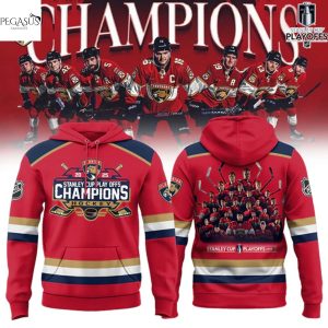 Florida Panthers 2025 Stanley Cup Playoffs Champions Hockey Hoodie