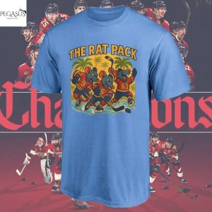 Funny Florida Panther Rat Hockey Finals Champs 2025 Unisex T-Shirt