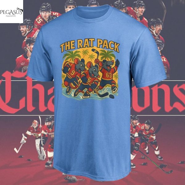 Funny Florida Panther Rat Hockey Finals Champs 2025 Unisex T-Shirt