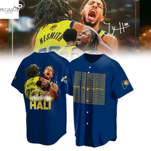 Indiana Pacers 2025 Eastern Conference Champions – What The Hali Baseball Jersey