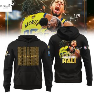 Indiana Pacers 2025 Eastern Conference Champions – What The Hali Hoodie – Black