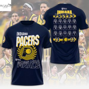Indiana Pacers 2025 Finals 3D T-Shirt