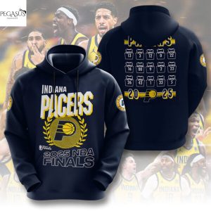 Indiana Pacers Basketball 2025 Finals Hoodie