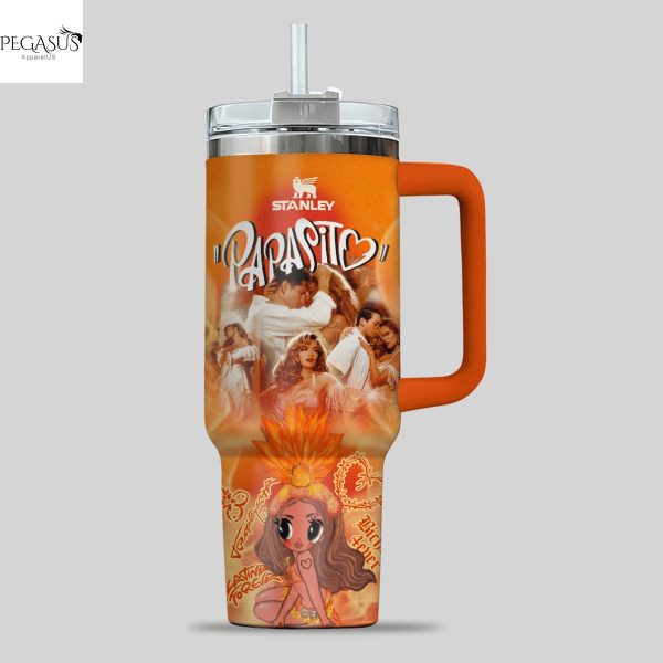 Karol G Papasito Tumbler With Handle And Straw