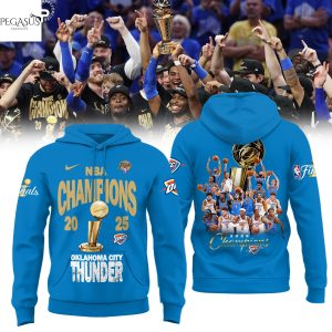 NBA Champions 2025 Oklahoma City Thunder Hoodie