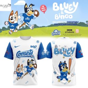 Oklahoma City Comets Bluey And Bingo 2025 3D T-Shirt
