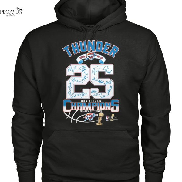 Oklahoma City Thunder 2024-2025 Finals Signature Unisex T-Shirt
