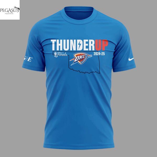 Oklahoma City Thunder 2024-2025 Thunder Up 3D T-Shirt