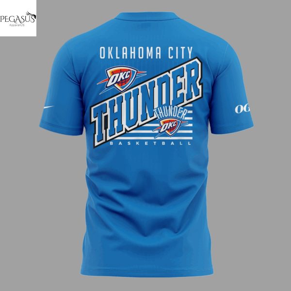 Oklahoma City Thunder 2024-2025 Thunder Up 3D T-Shirt