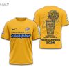 Oklahoma City Thunder 2025 Champions 3D T-Shirt – Orange
