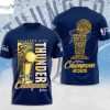 Oklahoma City Comets Bluey And Bingo 2025 3D T-Shirt