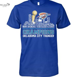 Oklahoma City Thunder 2025 Champions Unisex T-Shirt