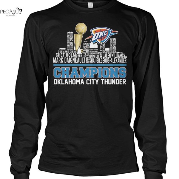 Oklahoma City Thunder 2025 Champions Unisex T-Shirt