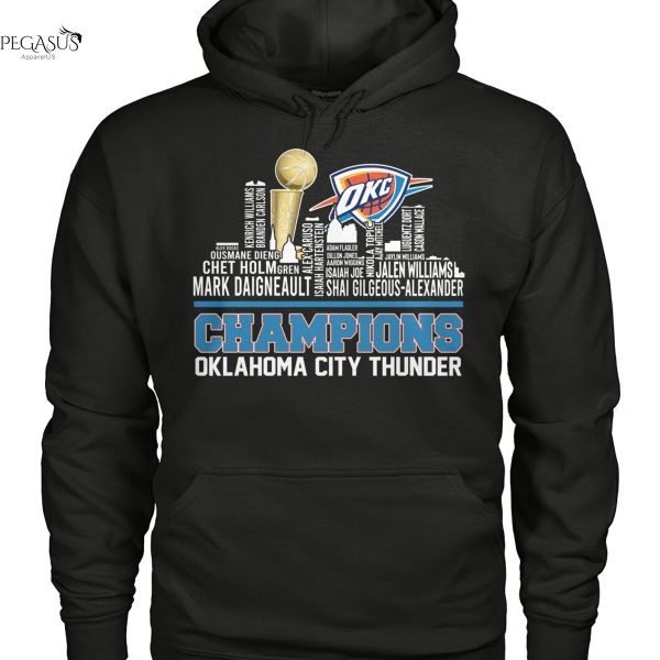 Oklahoma City Thunder 2025 Champions Unisex T-Shirt