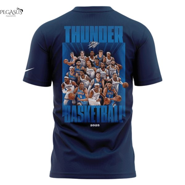 Oklahoma City Thunder 2025 Finals Conference Champions 3D T-Shirt