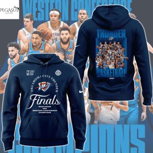 Oklahoma City Thunder 2025 Finals Conference Champions Hoodie