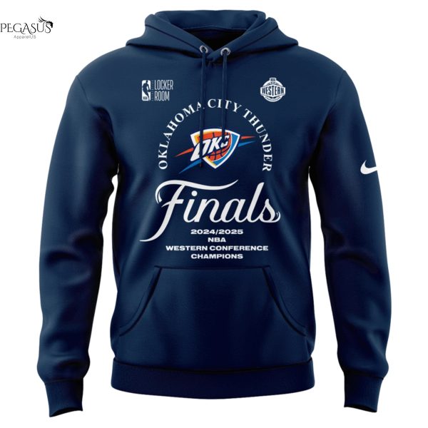 Oklahoma City Thunder 2025 Finals Conference Champions Hoodie