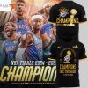 Oklahoma City Thunder 2X Champions NBA Finals 2024-2025 3D T-Shirt