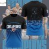 Oklahoma City Thunder 2025 Hello Kitty 3D T-Shirt – Pink
