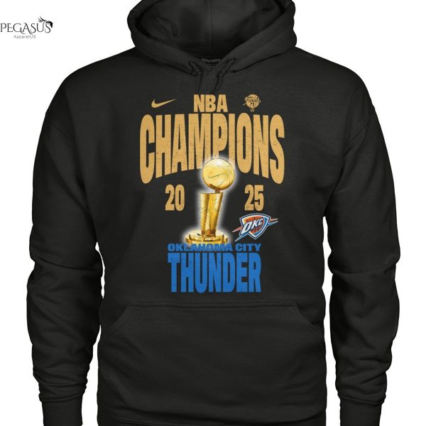 Oklahoma City Thunder NBA 2025 Finals Champions Unisex T-Shirt