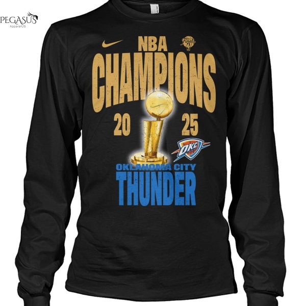 Oklahoma City Thunder NBA 2025 Finals Champions Unisex T-Shirt