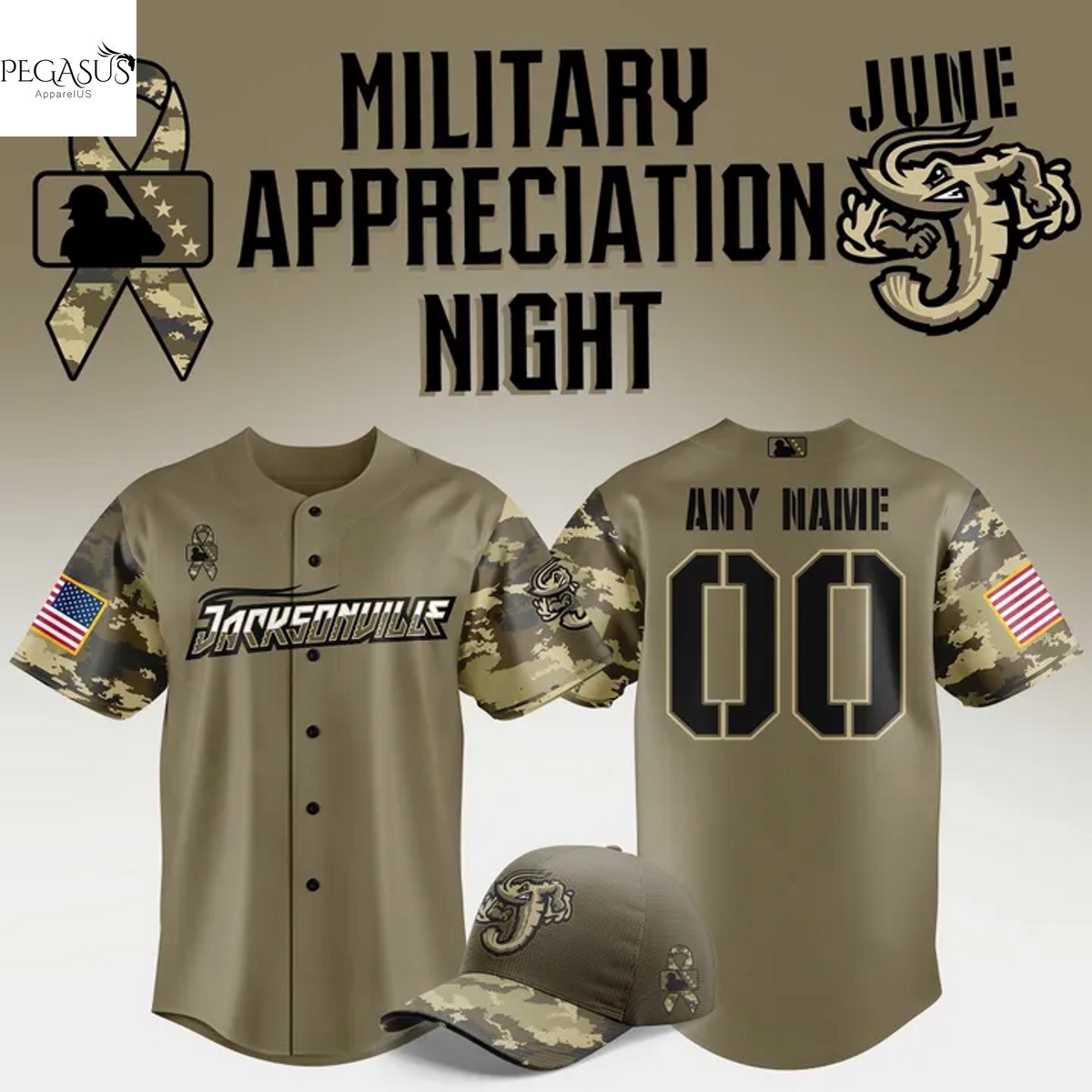 Personalized Jacksonville Jumbo Shrimp Military Appreciation Night 2025 Baseball Jersey Personalized Jacksonville Jumbo Shrimp Military Appreciation Night 2025 Baseball Jersey