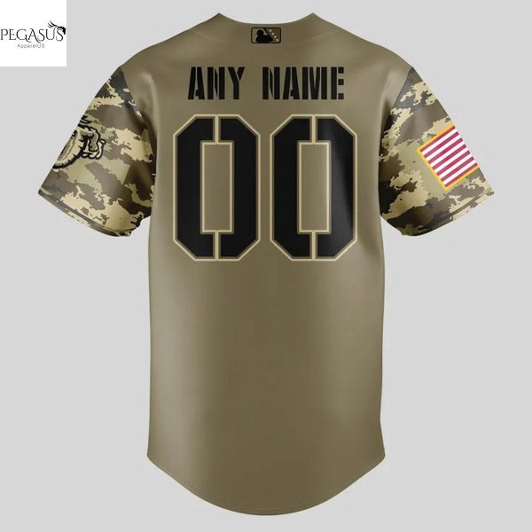 Personalized Jacksonville Jumbo Shrimp Military Appreciation Night 2025 Baseball Jersey