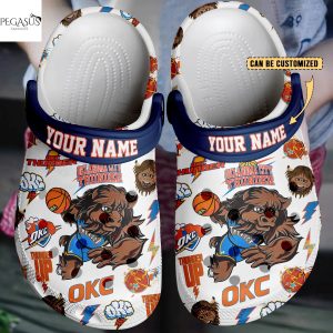 Personalized Oklahoma City Thunder Up Crocs
