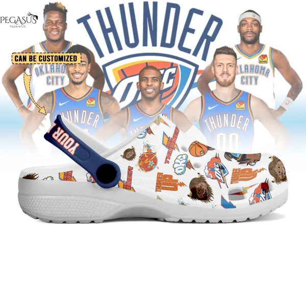 Personalized Oklahoma City Thunder Up Crocs