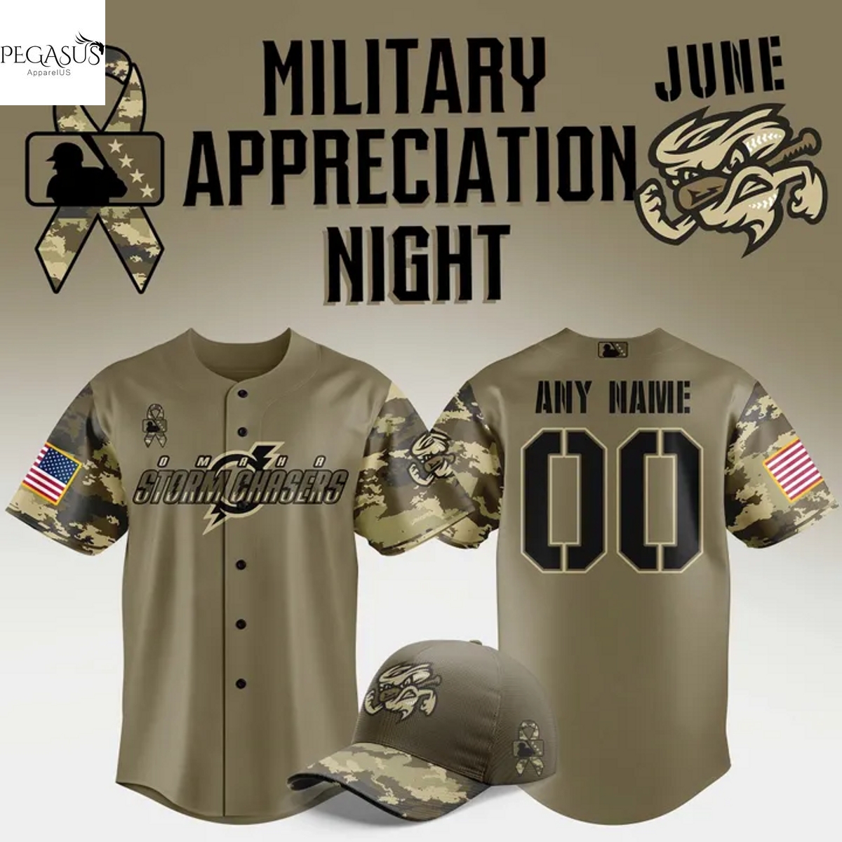Personalized Omaha Storm Chasers Military Appreciation Night 2025 Baseball Jersey Personalized Omaha Storm Chasers Military Appreciation Night 2025 Baseball Jersey