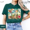 Turtle Shirt, Sea Turtle Floral Boho T-shirt, Beach Summer Ocean Shirt, Graphic Turtle with Flowers Tee, Cute Summer Tee, Summer Trip Shirt