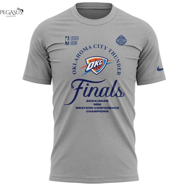 Western Champs Conference 2025 Oklahoma City Thunder 3D T-Shirt