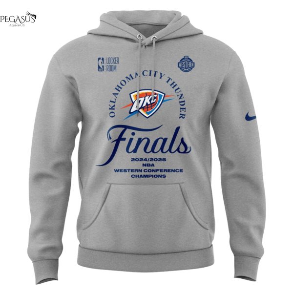 Western Champs Conference 2025 Oklahoma City Thunder Hoodie