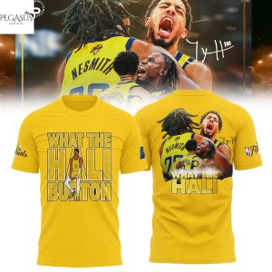 What The Hali Burton Indiana Pacers 2025 Signature 3D T-Shirt – Gold