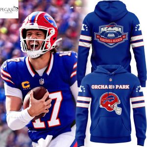 2025 Buffalo Bills Red Helmets Back  Farewell Season Hoodie