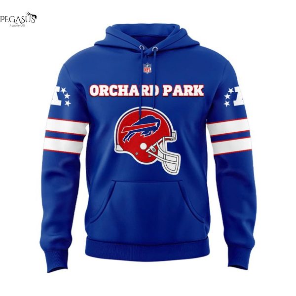 2025 Buffalo Bills Red Helmets Back  Farewell Season Hoodie
