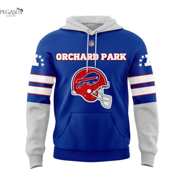 2025 Buffalo Bills Red Helmets Back Hoodie