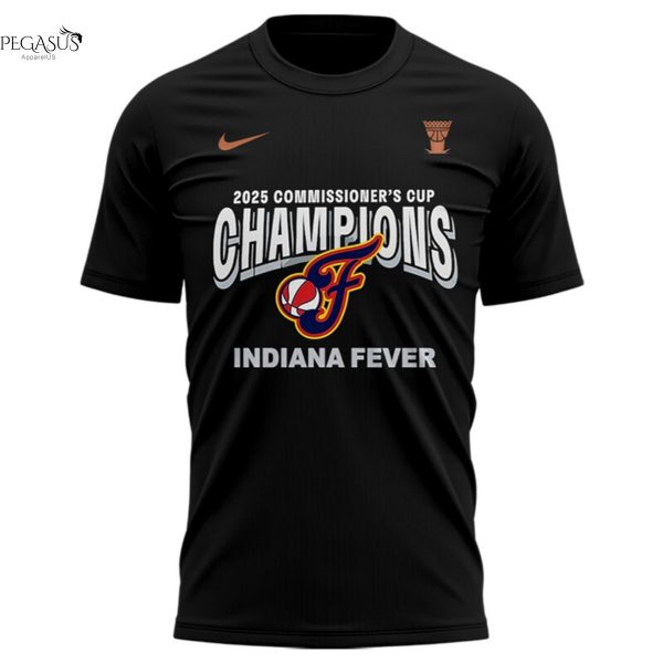2025 WNBA Commissioner Cup Champions Indiana Fever Congrats Fever 3D T-Shirt