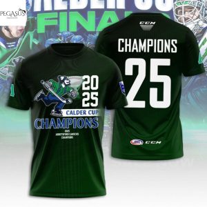 Abbotsford Canucks 2025 Calder Cup Champions 3D T-Shirt