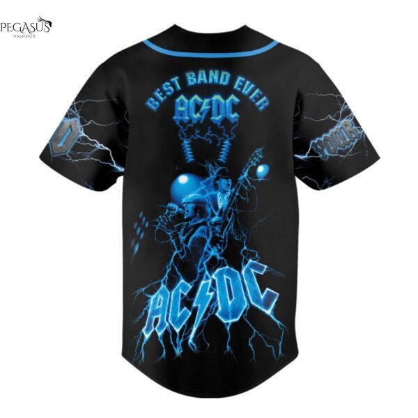 AC DC Best Band Ever Baseball Jersey