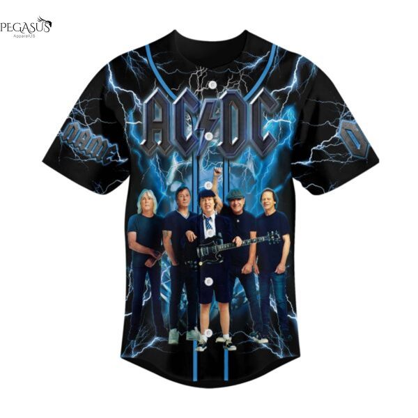 AC DC Best Band Ever Baseball Jersey