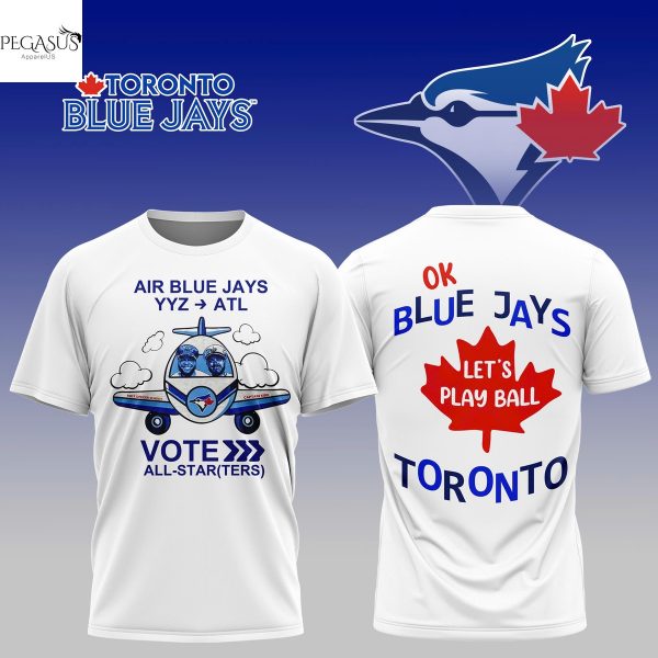 Air Blue Jays YYZ-ATL Vote All-Star Toronto Blue Jays 2025 3D T-Shirt