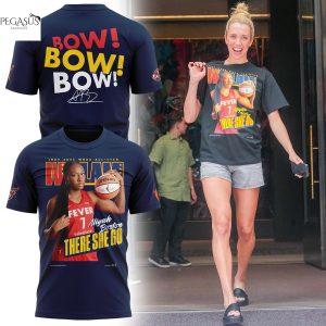 Aliyah Boston Indy 2025 WNBA All-Star Signature There She Go  Bow Bow Bow 3D T-Shirt