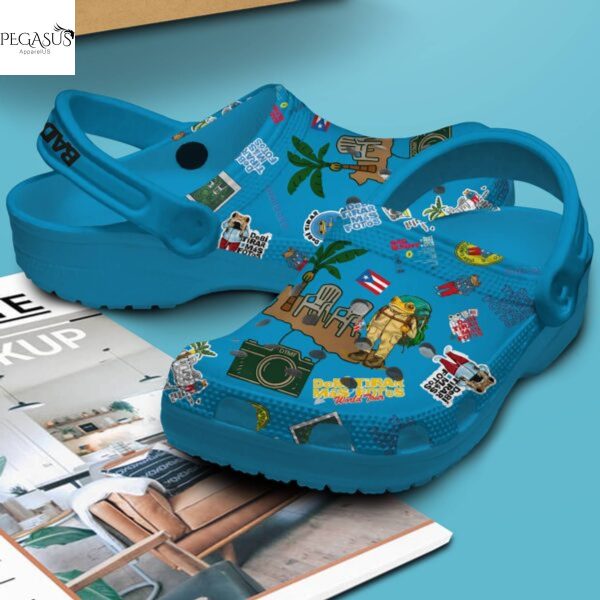 Bad Bunny Debi Tirar Mas Fotos Crocs – Blue